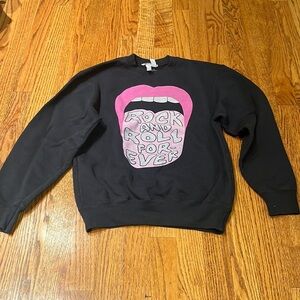 Revelation Girl’s Rock and Roll Crewneck Size L